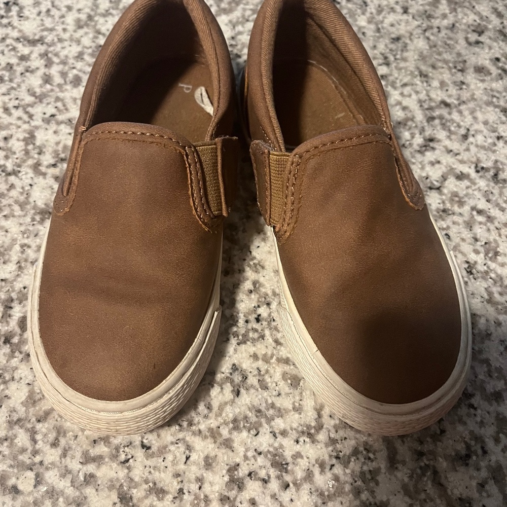 Toddler size 10, Children's Place brown slip ons